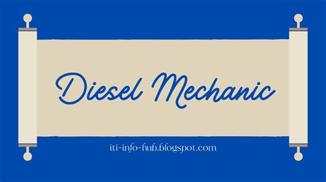 Read Mechanic Diesel Iti Marathi 
