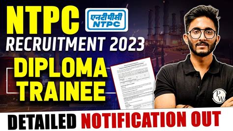 Mechanical Diploma Trainee Ntpc