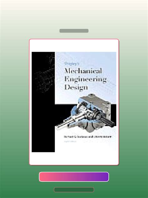Mechanical Engineering Design 8th Edition Solution