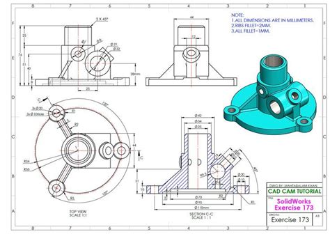 Mechanical Engineering Drawing Tutorial