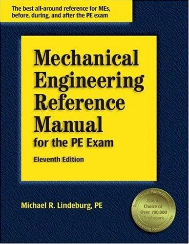 Mechanical Engineering Reference Manual 11th Edition
