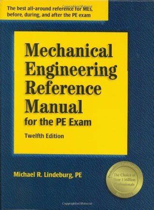 Mechanical Engineering Reference Manual 12th Edition