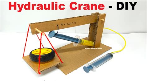 mechanical hydraulic arm crane project report