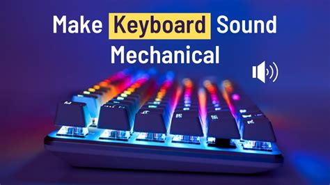 mechanical keyboard sound simulator