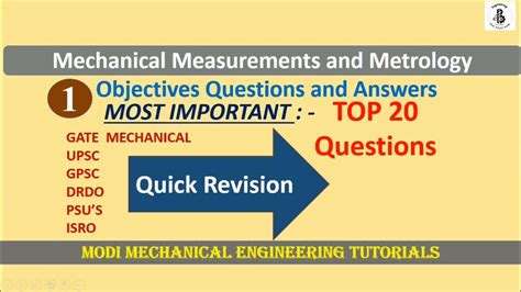Mechanical Metrology Mcq
