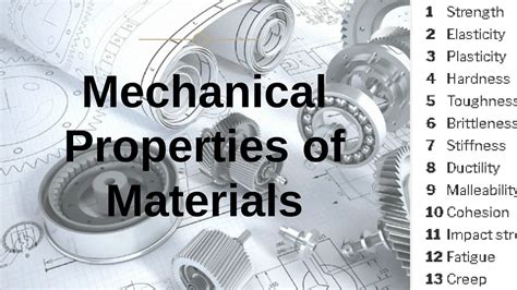 Mechanical Response Of Engineering Materials