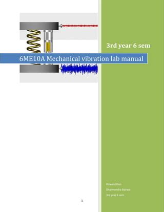mechanical vibration lab manual