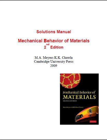 Download Mechanical Behavior Of Materials Meyers Solution Manual 