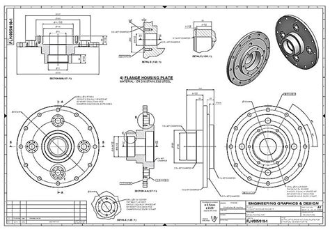 Download Mechanical Engineering Drawing Workshop Sample Drawings 
