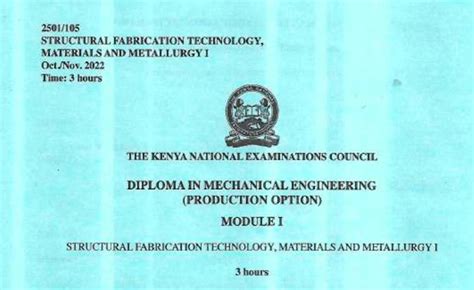Read Mechanical Engineering Past Papers 