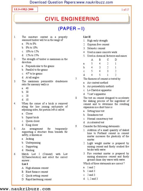 Download Mechanical Engineering Question Papers For Competitive Exams 
