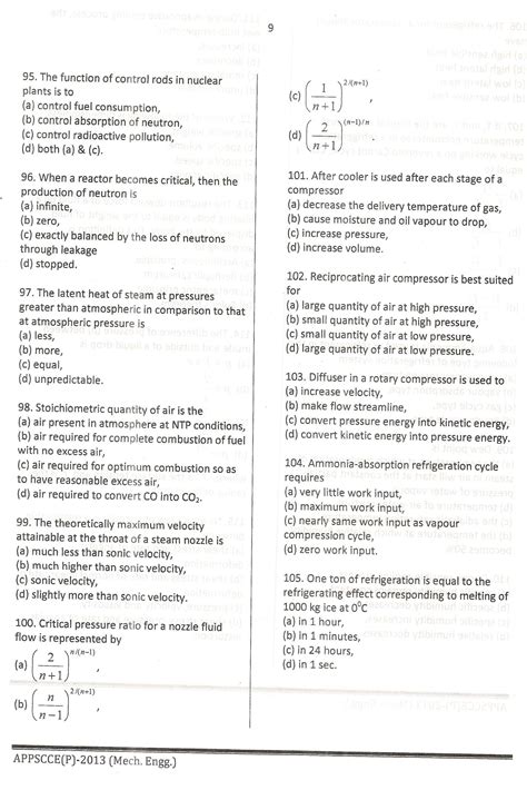 Read Online Mechanical Engineering Question Papers For Competitive Exams 