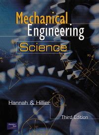 Read Online Mechanical Engineering Science Hannah Hillier 