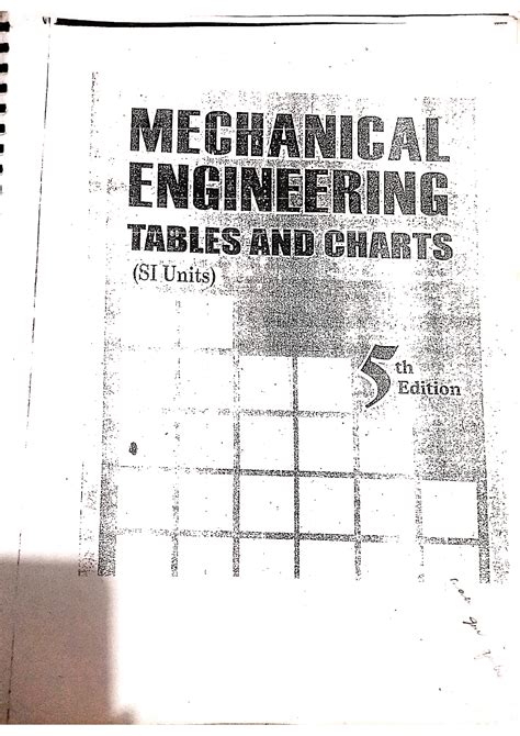 Full Download Mechanical Engineering Tables And Charts 