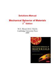 Read Mechanical Materials Meyers Chawla Solutions 