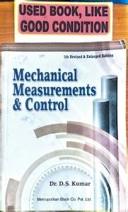 Full Download Mechanical Measurements Control Book D S Kumar 