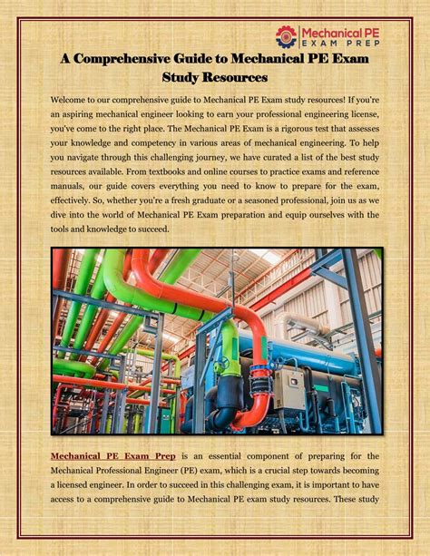 Read Mechanical Pe Exam Study Guide 