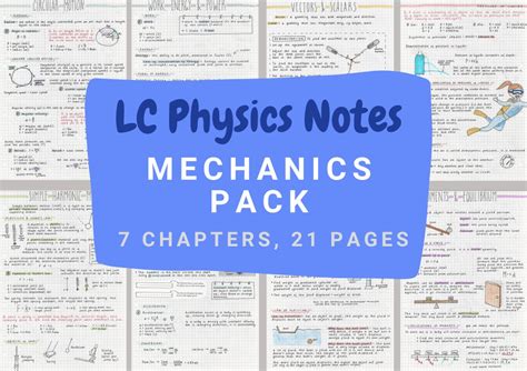 Mechanics Chapters In Physics