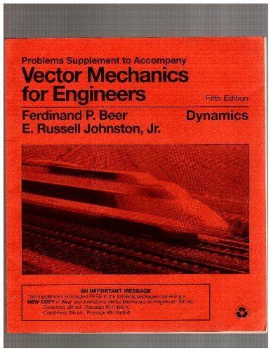 Mechanics For Engineers Dynamics 5th Fifth Edition By Beer Ferdinand Johnston Jr E Russell Flori Ralph Published By Mcgraw Hill Scienceengineeringmath 2007 Hardcover