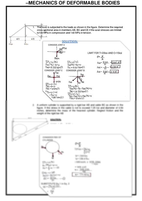 Mechanics Of Deformable Bodies Solution Manual