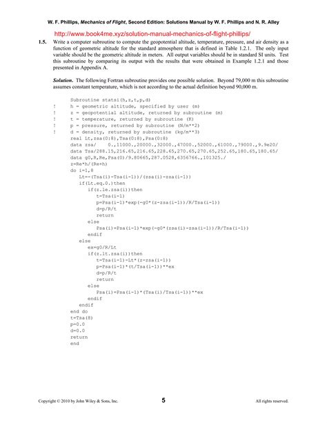 Read Online Mechanics Of Flight Phillips Solution Manual 
