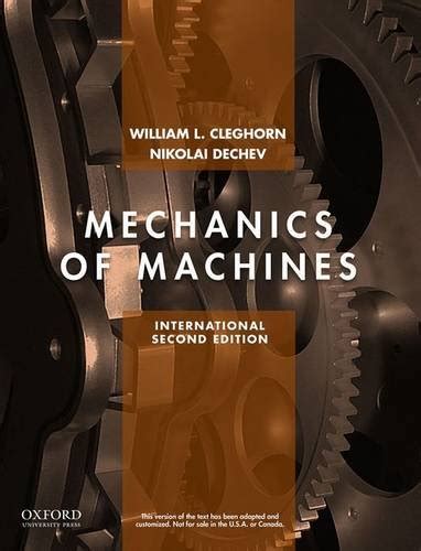 Full Download Mechanics Of Machines Cleghorn Pdf Chepaiore 