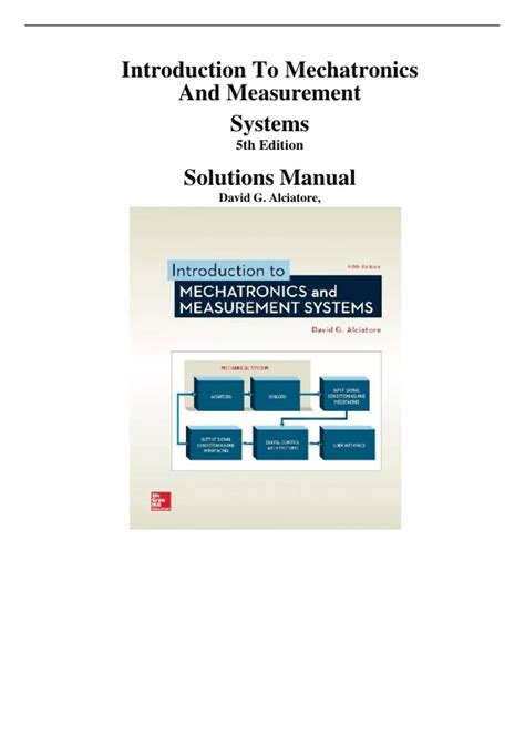 Mechatronics Alciatore Solution Manual