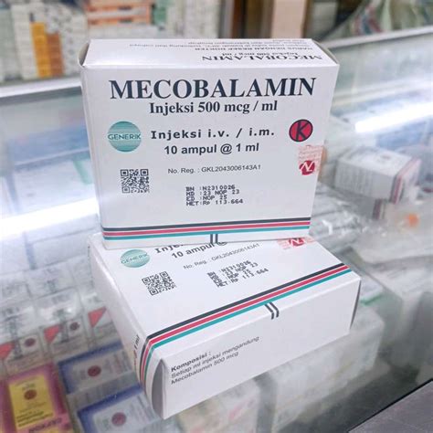 mecobalamin injeksi | Thuc Meconeuro Mecobalamin 05mgml Novell Pharma