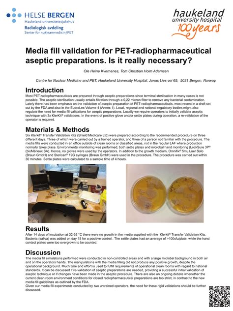 Download Media Fills For Validation Of Aseptic Preparations For 