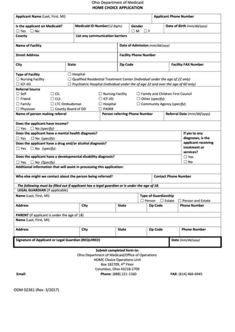 medicaid application ohio