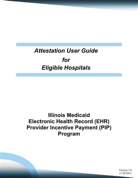 Read Medicaid Ehr Attestation User Guide 