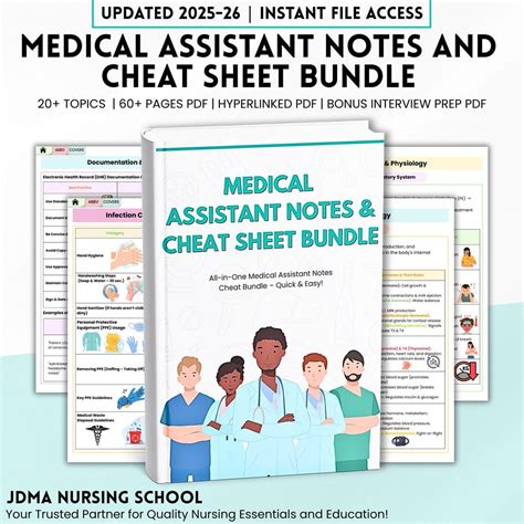 Medical Assistant Cheat Sheet