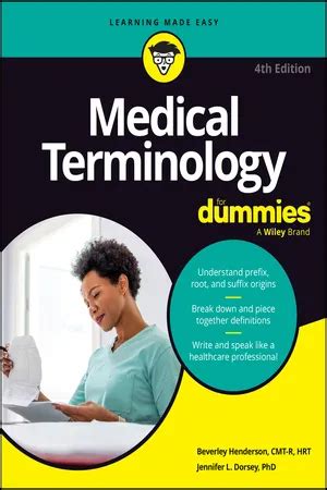 medical terminology for dummies