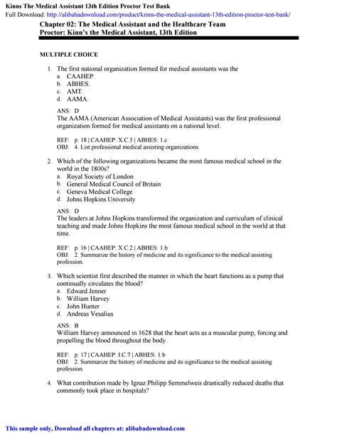 Full Download Medical Assistant Module G Chapter Review Answers 