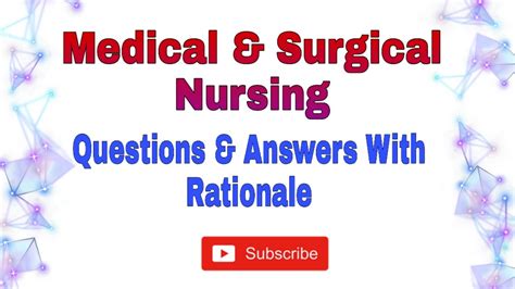 Full Download Medical Surgical Nursing Questions And Answers 