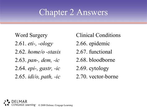 Read Online Medical Terminology Chapter 2 Answers 