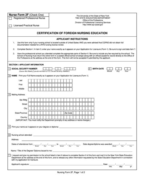 Mediclinic Nursing Application Forms 2014