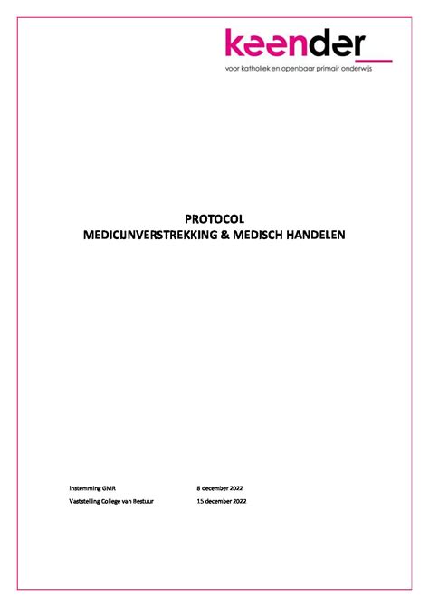 medisch protocol