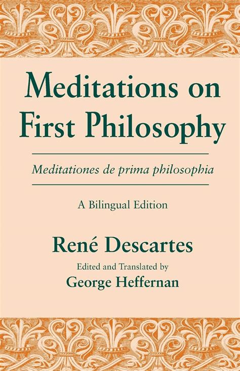 meditations on first philosophy with selections fr
