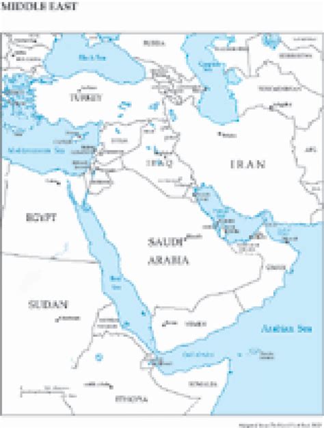 Mediterranean Amp Middle East Map Printable Worksheet Purposegames Middle East Map Worksheet - Middle East Map Worksheet