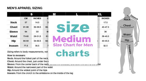 Medium Clothing Size Chart