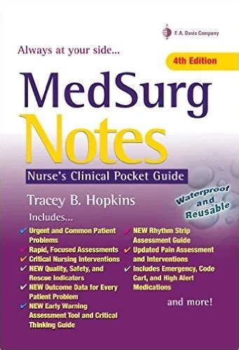 Read Online Medsurg Notes Nurses Clinical Pocket Guide 3Rd Edition Pdf 