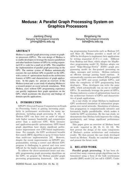 Read Online Medusa A Parallel Graph Processing System On Graphics 