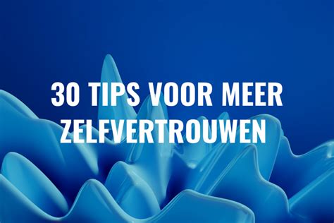 meer zelfvertrouwen