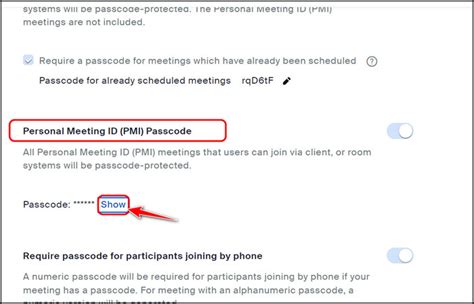 Meeting Passcode Türkçesi