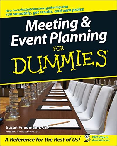 Read Meeting And Event Planning For Dummies 