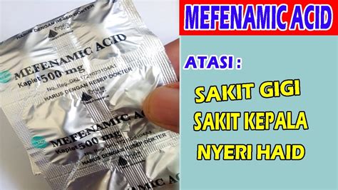 mefenamic acid obat sakit gigi