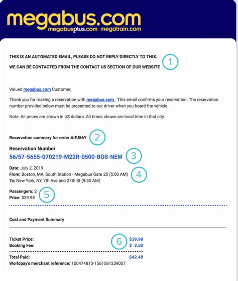 Megabus Ticket Booking
