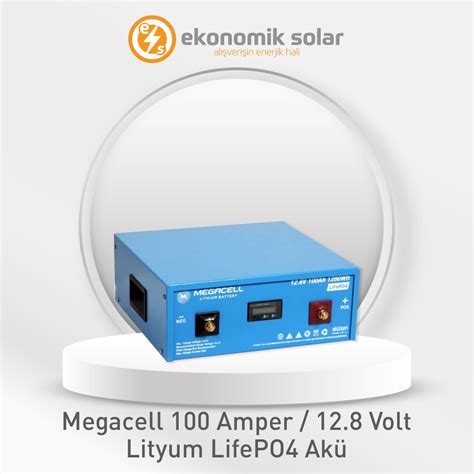 Megacell 12 8 Volt 100 Amper Lifepo4 Lithium Megacell Lifepo4 Akü Fiyatları - Megacell Lifepo4 Akü Fiyatları