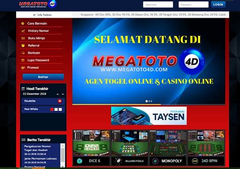 MEGATOTO SLOT - Megasloto188 Permainan Judi Lengkap Dadu Kartu Slot QRIS 36524